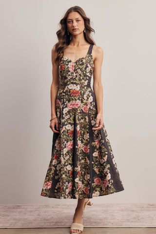 Villa Flora Midi Dress