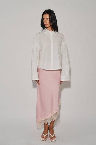 Rue Cropped Button Down Shirt