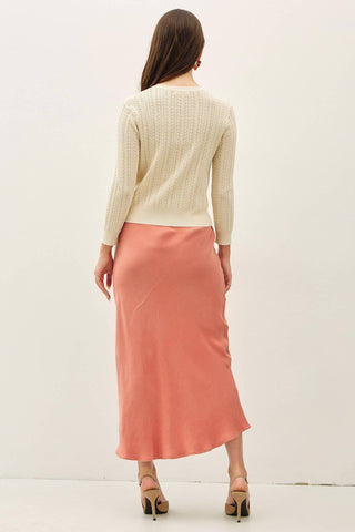 Willow Pointelle Cardigan Sweater
