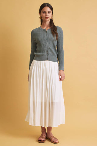 Willow Pointelle Cardigan Sweater