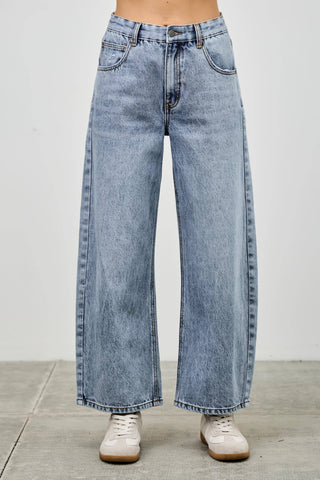 Low Curve High Rise Barrel Jeans