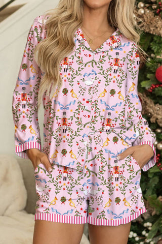 Sugarplum Viscose Christmas Pajama Set