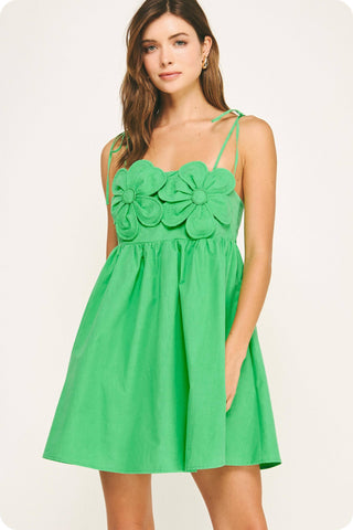 The Fairway Fleur Poplin Mini Dress