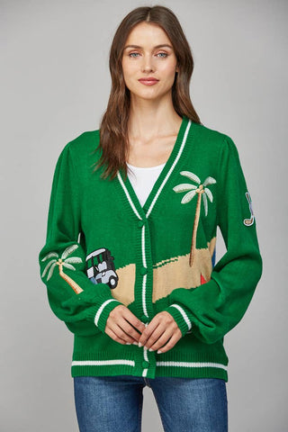 Hole in One Cardigan Sweater