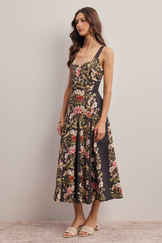 Villa Flora Midi Dress