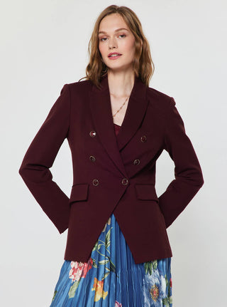Kyomi Notch Collar Double Breasted Jacket