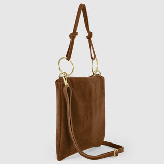 Italian Suede Leather Shoulder Bag