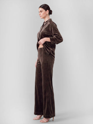Velvet High Rise Wide Leg Pants