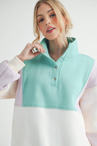 Glo Colorblock Pullover