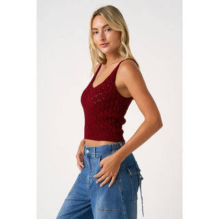 Marlowe Crochet Knit Top