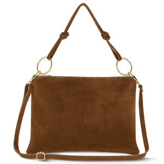 Italian Suede Leather Shoulder Bag