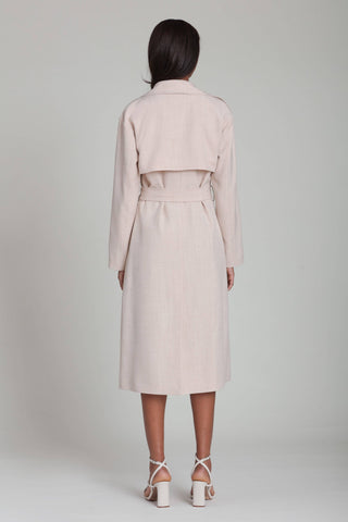 Waterfall Drape Trench Coat