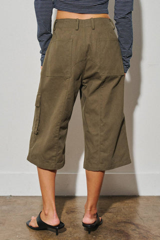 Lennon Cargo Bermuda | Olive