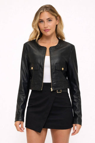 The Prescott Faux Leather Jacket