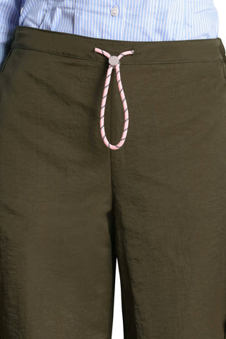 Contrast Bungee Cord Joggers