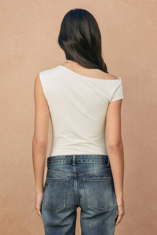 Juliet Asymmetrical Drape Bodysuit