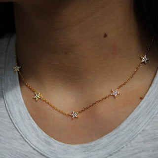 Pave Star Choker