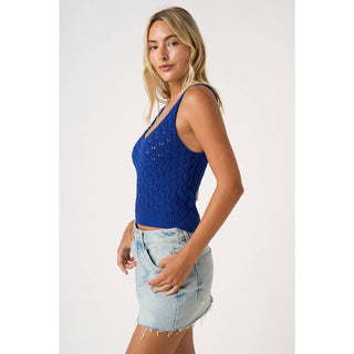 Marlowe Crochet Knit Top
