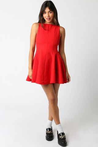 Easy as She Goes Flare Dress