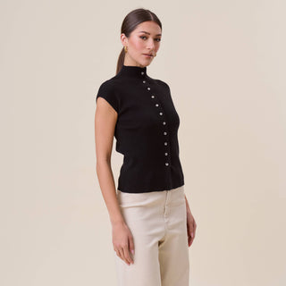 Monaco Mockneck Knit Top
