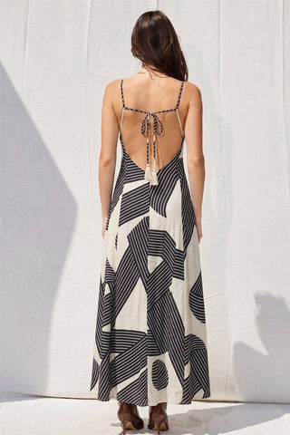 Ella Open Back Maxi Dress