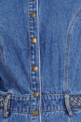 Sloane Denim Midi Dress