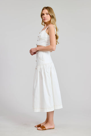 Côte Blanche Corset Top