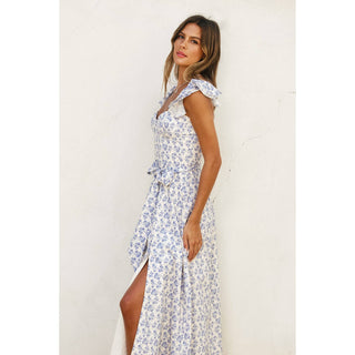 South of France Corset Flutter Dress – styled look – Into The Palms boutique
