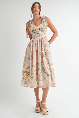 Florentine Bloom Midi Dress