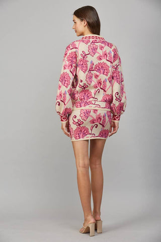 Solara Jacquard Cardigan Sweater