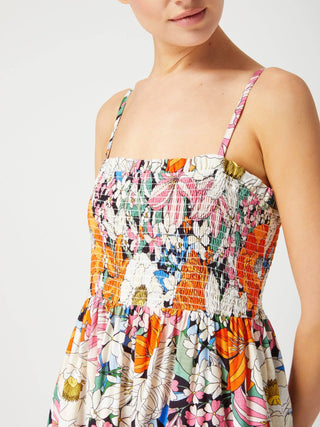 Kristen Dress In Zinnia Fields