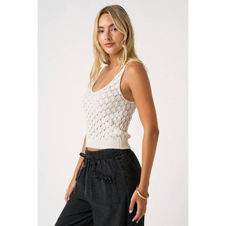 Marlowe Crochet Knit Top