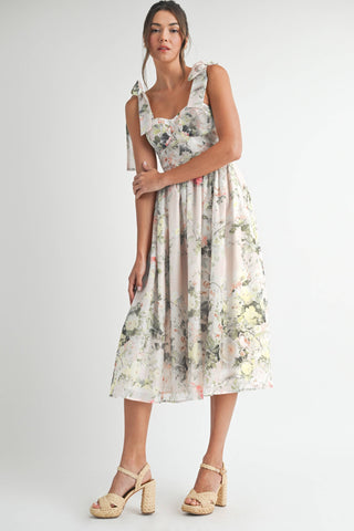 Florentine Bloom Midi Dress
