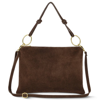 Italian Suede Leather Shoulder Bag