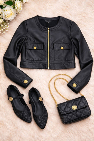 The Prescott Faux Leather Jacket