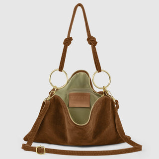 Italian Suede Leather Shoulder Bag