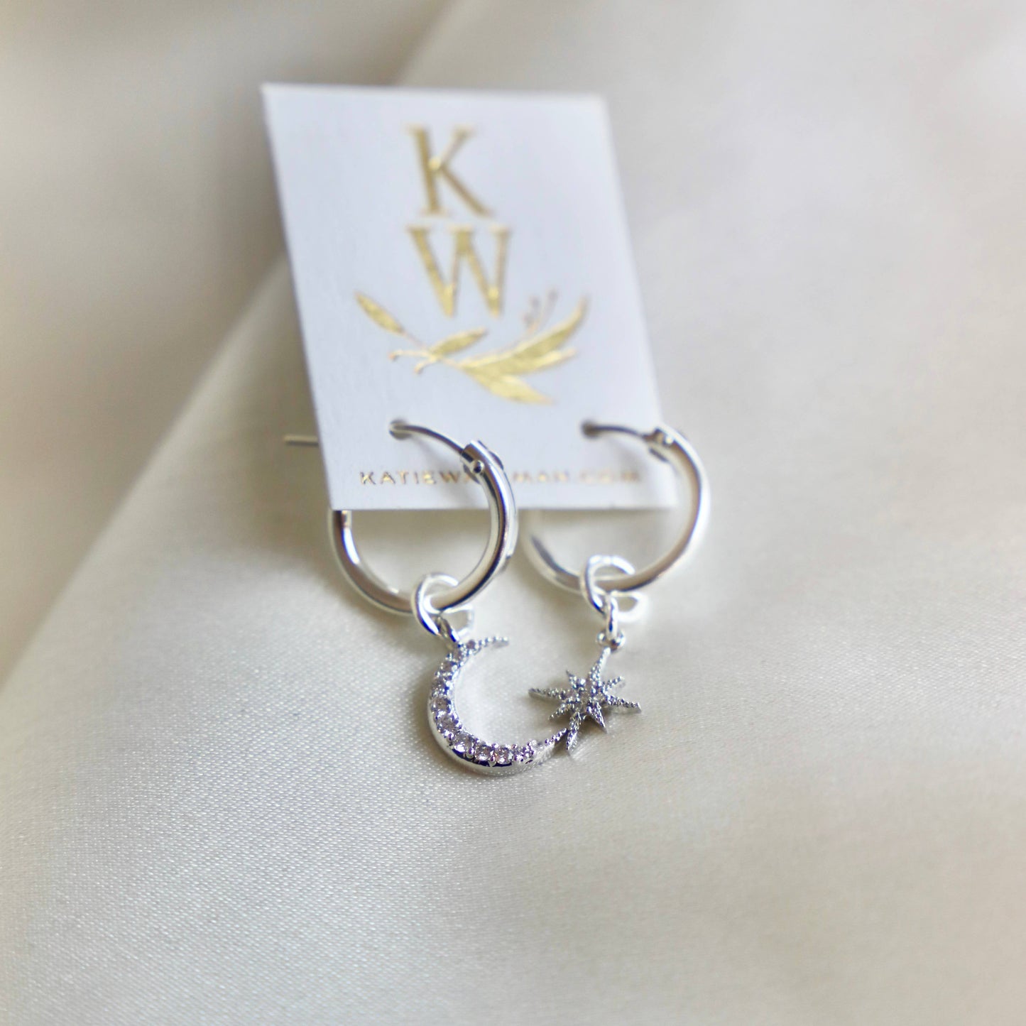 Celestial Mixed Star and Moon Hoops