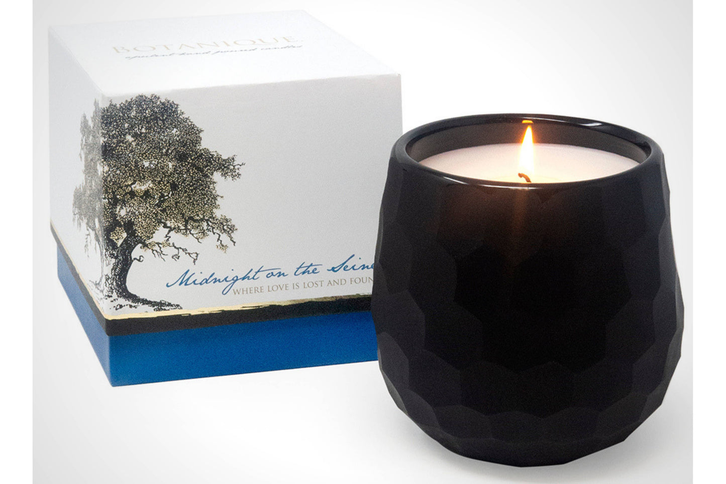 Midnight on the Seine Botanique Luxe 16 oz Black Candle