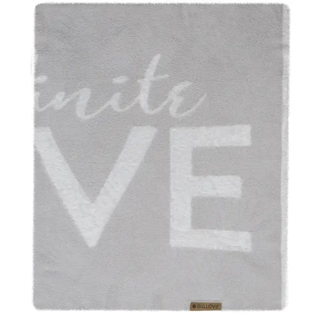 Infinite Love Luxe Chenille Anti-Pilling Machine Washable Blanket