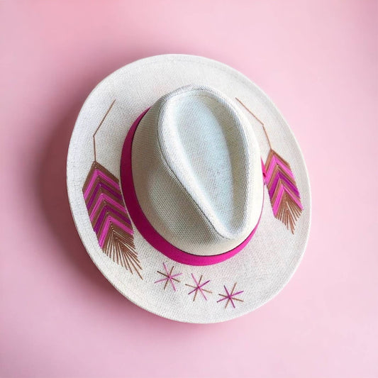 Mykonos Banded Panama Hat