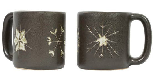 Mara Stoneware Snowflakes Mug