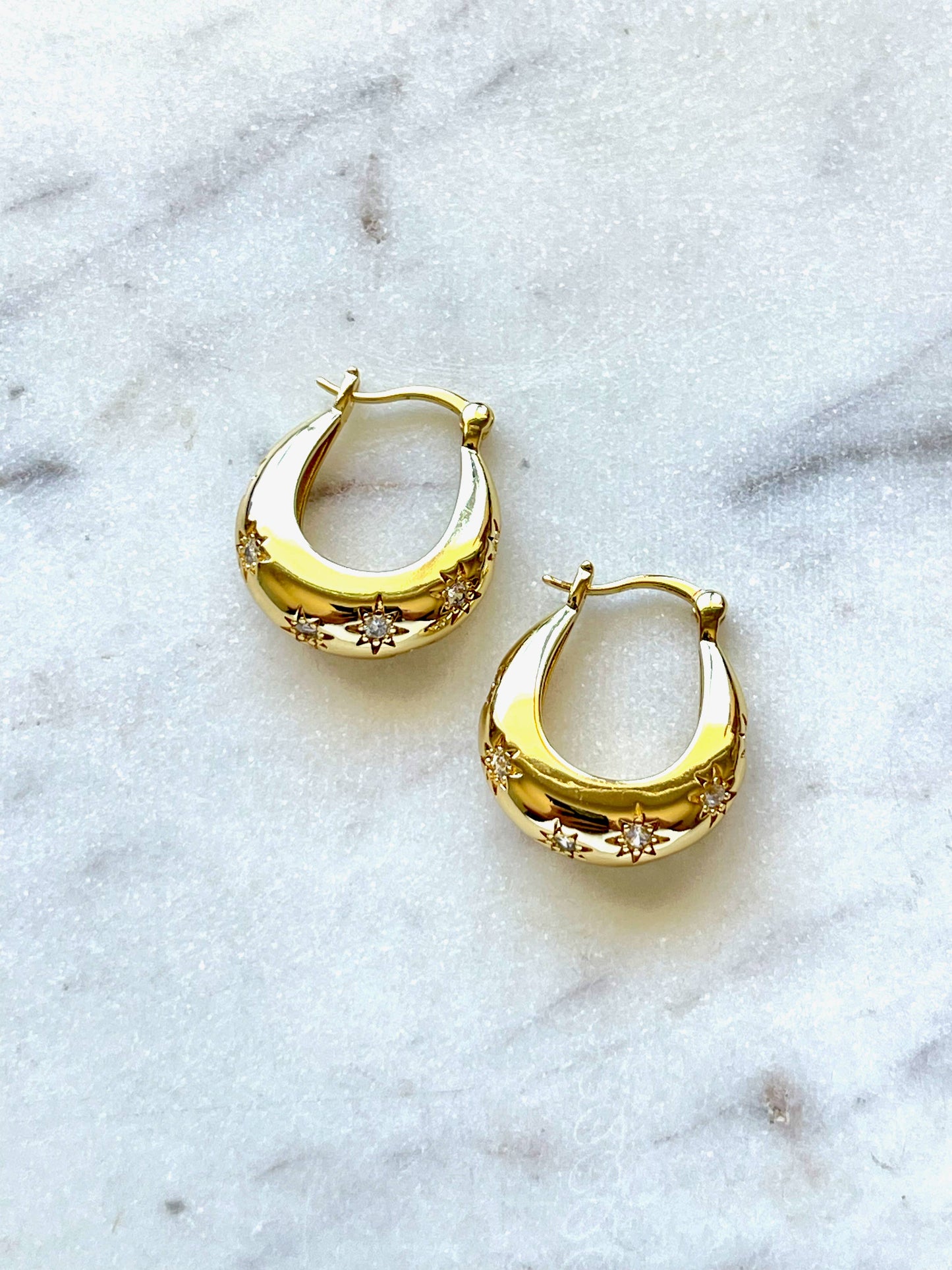 Aviva Gold Filled Huggie Earrings